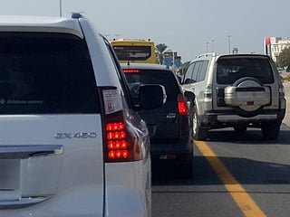 Motorists face Dh1,000 fine and six black points for the traffic violation.