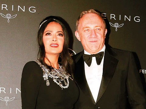 Salma Hayek and Francois-Henri Pinault.