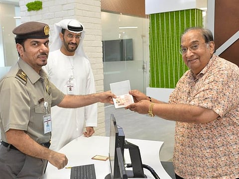 Vasu Shroff became the first Indian business leader in the UAE to receive 10-year UAE resident visa on Tuesday.