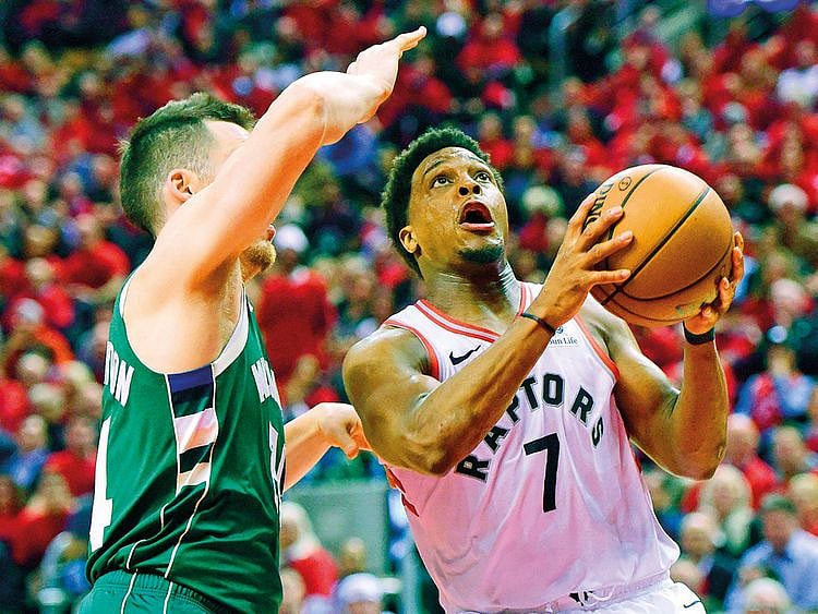 Toronto Raptors guard Kyle Lowry