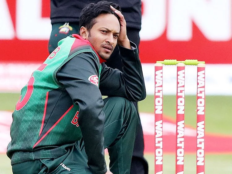 Bangladesh's Shakib Al Hasan 