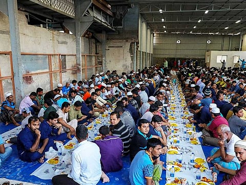 A leading business group in the UAE serves more than 100,000 meals at workers' accommodations across the UAE.