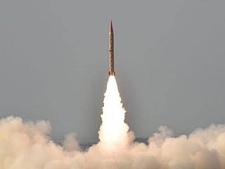 Pakistan test-fires ballistic missile Shaheen-II