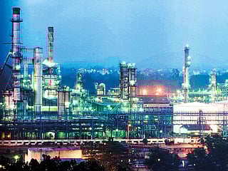 The Reliance Petrochemicals plant in Jamnagar, Gujarat.