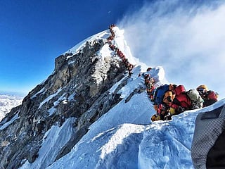 Dying on Everest... in a traffic jam