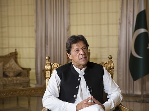 Pakistan Prime Minister Imran Khan at his residence in Islamabad, April 9, 2019. Pakistan and the International Monetary Fund announced on May 12, 2019, that they had reached an agreement on a $6 billion bailout for the country’s emaciated, debt-ridden economy.