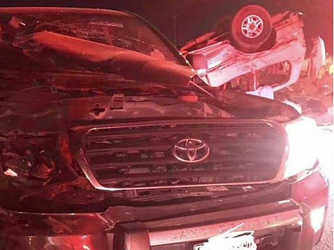 Picture of the wreckage.