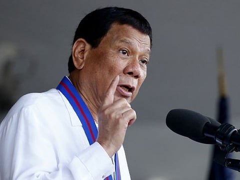 Philippine President Rodrigo Duterte.