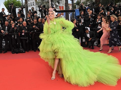 Indian actress Deepika Padukone arrives for the screening of the film "Dolor Y Gloria (Pain and Glory)" at the 72nd edition of the Cannes Film Festival in Cannes, southern France, on May 17, 2019.  / AFP / LOIC VENANCE