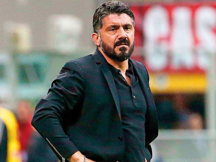 AC Milan coach Gennaro Gattuso