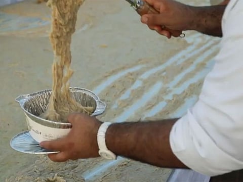 Ajman broke the Guinness World Record with a dish of harees that measured 16 metres long.