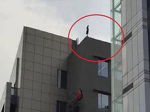 Screengrab from the viral video