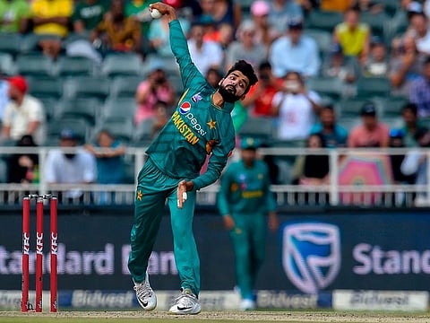 Pakistan's Shadab Khan.