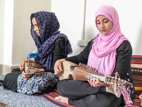 Rabab music classes launched by the Aga Khan Trust for Culture in Kabul, Afghanistan