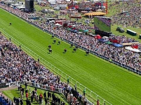 The Epsom Racecourse.