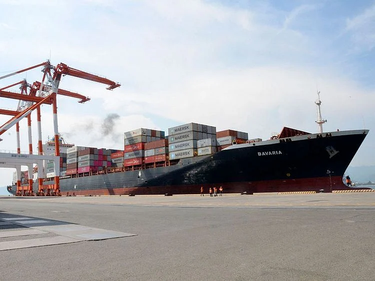 The cargo ship M/V Bavaria 