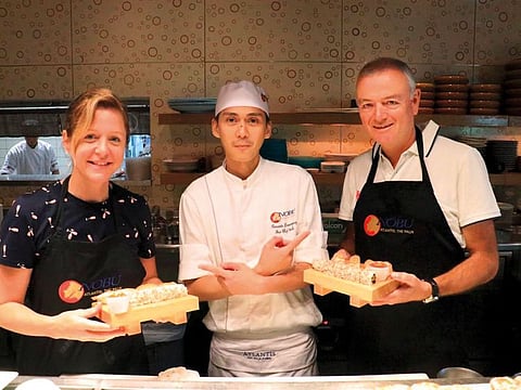 Jane and Carlos Sabugeuiro took a class in Japanese cuisine in spring and have booked themselves for a class in Peruvian cuisine this Eid.