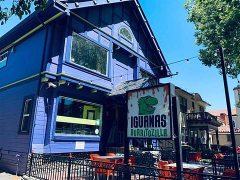 Iguanas Burritozilla, the home of the 5-pound, 18-inch monster burrito