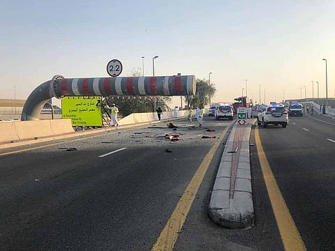 Accident scene