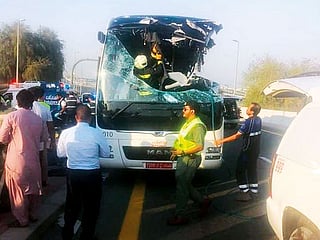 Officials swing into action after Dubai bus crash