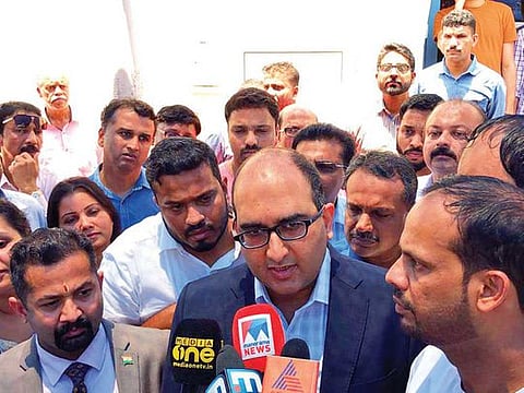 Consul General of India in Dubai Vipul visited the embalming centre and offered condolences to the grieving families and friends of the Indian victims of the Dubai bus crash