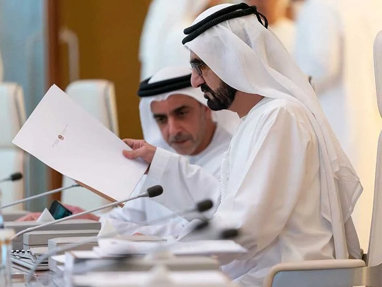 The UAE Cabinet meeting 