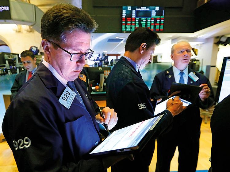 Traders at the New York Stock Exchange