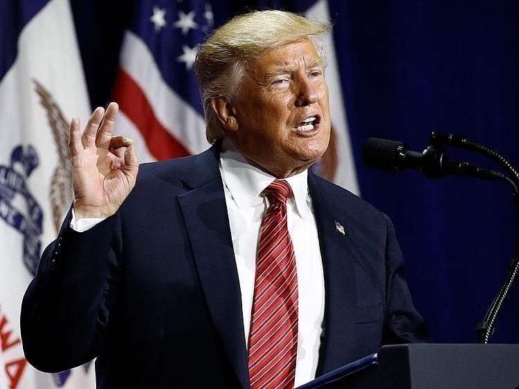US President Donald Trump
