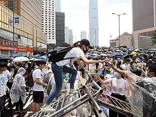 Hong Kong extradition protests: Thousands gather, government offices shut 