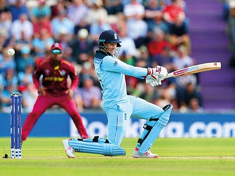 England’s Joe Root in action on his way to an unbeaten century against West Indies in Southampton. Root smashed a perfect unbeaten 100 as England chased down the 213-run target with more than 100 balls to spare.
