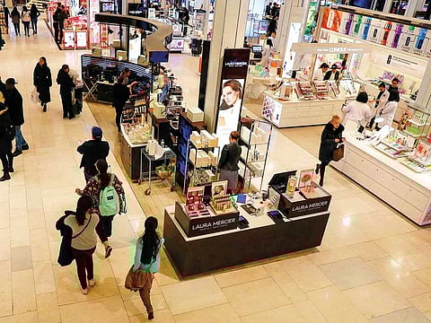 Shoppers at Macy’s in New York. Photo for illustrative purposes
