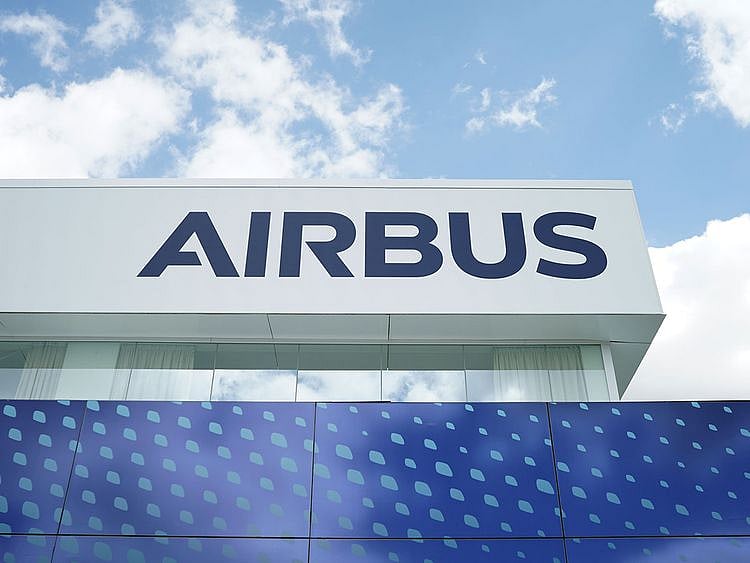 The Airbus SE logo 