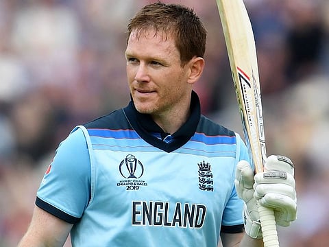 England's captain Eoin Morgan
