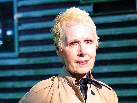 Writer E. Jean Carroll at her home in Warwick, New York.