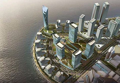 An artist's impression of the Dubai Maritime City, a Dubai World enterprise.