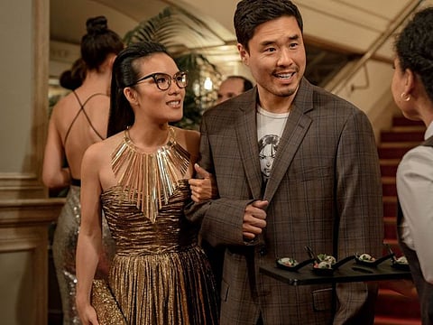 li Wong and Randall Park in Always Be My Maybe. Netflix