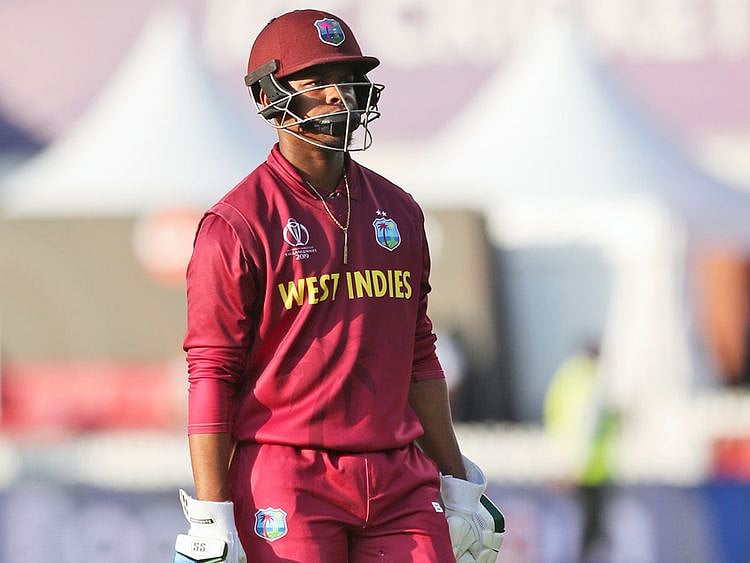 West Indies' Shimron Hetmyer