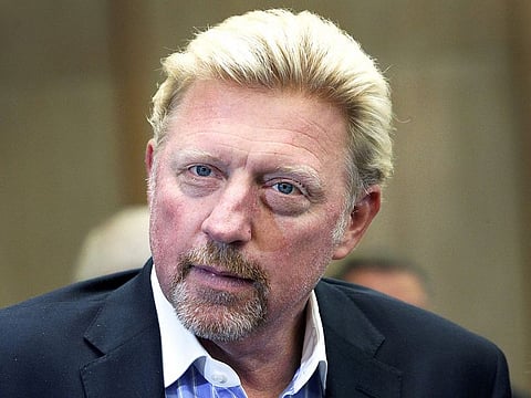 Former German tennis player Boris Becker.
