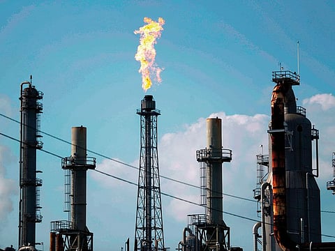 The Shell Deer Park oil refinery in Texas.