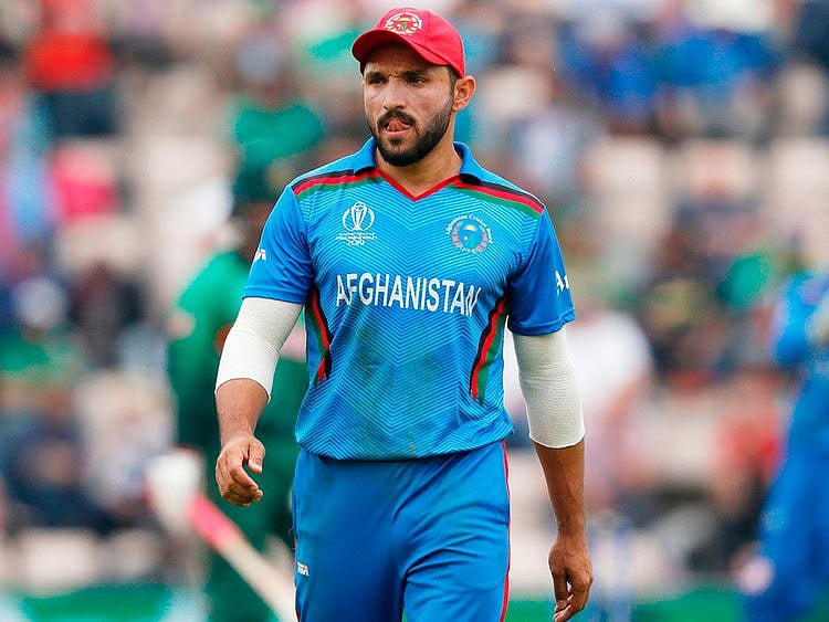 Afghanistan's captain Gulbadin Naib