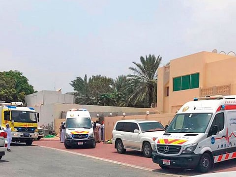 Three-year-old Hour and Fahd, four, died in their grandmother’s house in Madhab after their room caught fire.