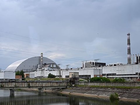 Chernobyl nuclear power plant and the Chernobyl's New Safe Confinement covering the 4th block (reactor 4) of Chernobyl Nuclear power plant. HBOs hugely popular television series 'Chernobyl' has renewed interest around the world on Ukraines 1986 nuclear disaster with authorities reporting a 30 per cent increase of tourist demands to visit the affected area and tourist operators forecasting that number of tourists visiting the site may double this year up to 150.000 persons.