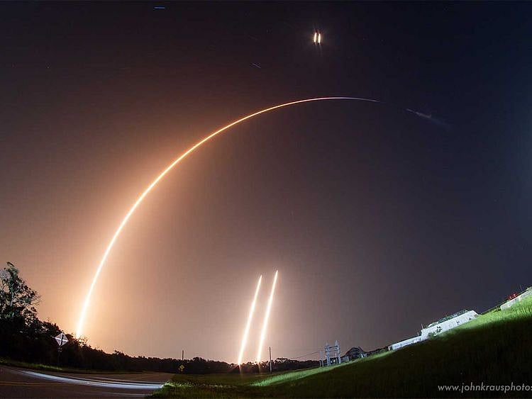 SpaceX Falcon Heavy spacecraft