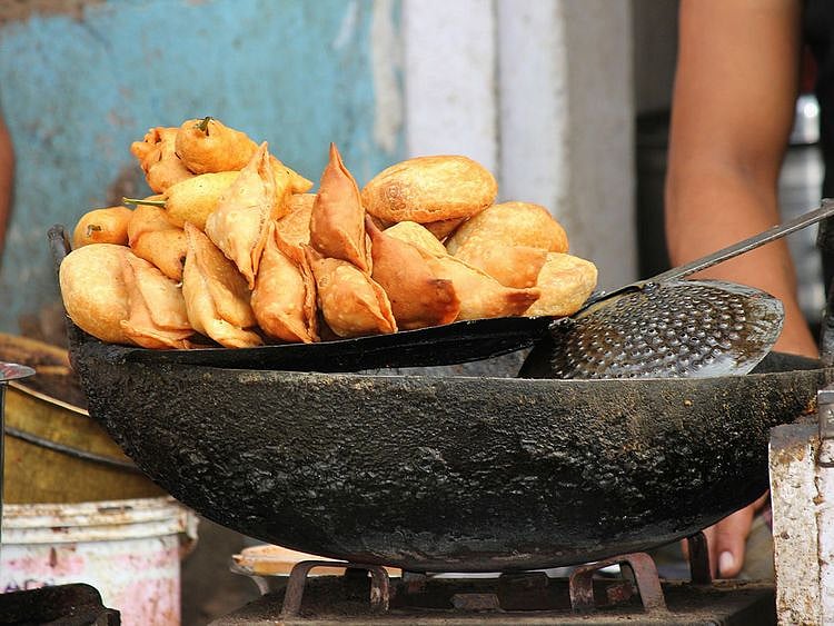 samosas and kachori