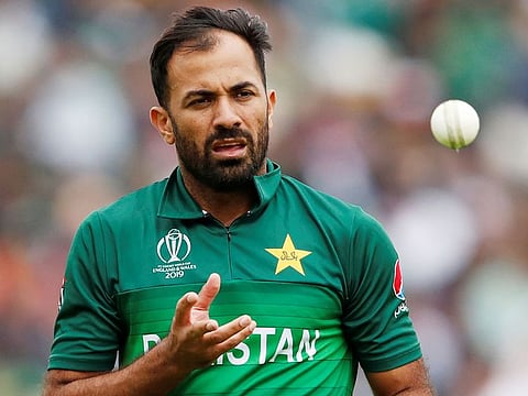 Pakistan pacer Wahab Riaz. 