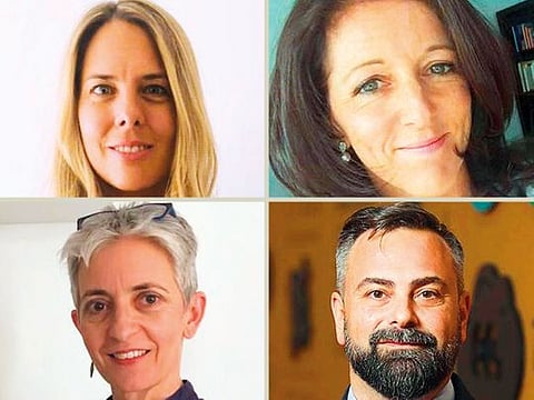 Clockwise from top-left: Gemma Altarriba, Lisa Richards, Ivano Ianelli and Anne Cabanel.
