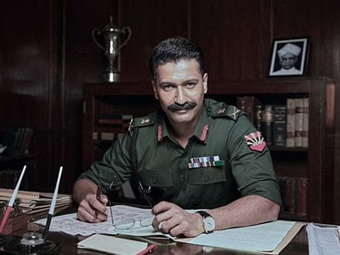vickykaushal09
Verified
I feel honoured, emotional and proud of getting a chance to unfold the journey of this fearless patriot, the swashbuckling general, the first Field Marshal of India- SAM MANEKSHAW. Remembering him on his death anniversary today and embracing the new beginnings with @meghnagulzar and #RonnieScrewvala.
@rsvpmovies