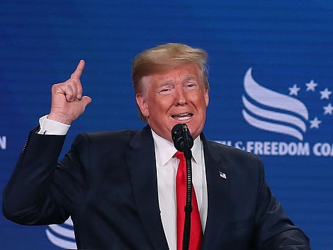 U.S. President Donald Trump speaks at the Faith & Freedom Coalition 2019 Road To Majority Policy Conference at the Marriott Wardman Park Hotel, on June 26, 2019 in Washington, DC.  