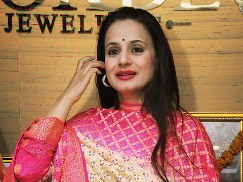 Actress Ameesha Patel at the launch of a jewellery store in Nagpur.