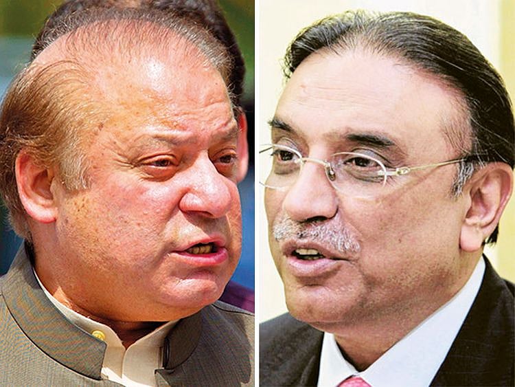 Nawaz Sharif and Asif Ali Zardari